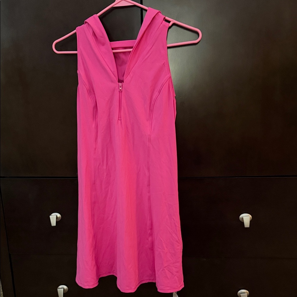 HALARA Hot Pink Sleeveless Dress